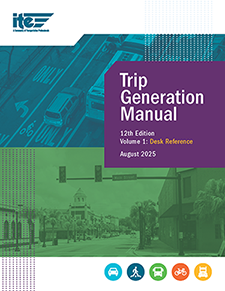 Cover of the  12th edition of the ITE trip Generation Manual