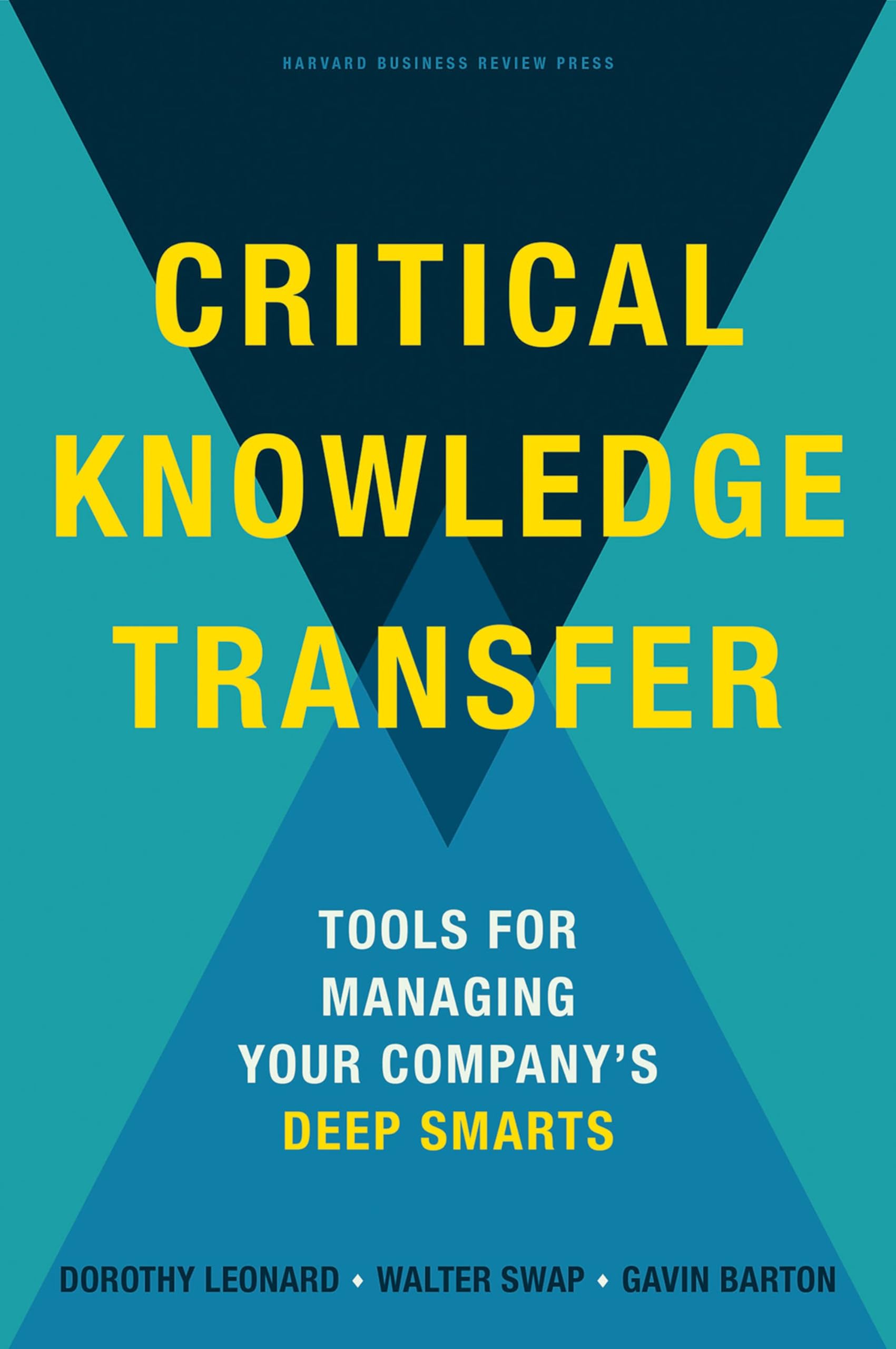 Cover of 'Critical knowledge transfer: tools for managing your company's deep smarts," by Dorothy Leonard, Walter Swap, Gavin Barton