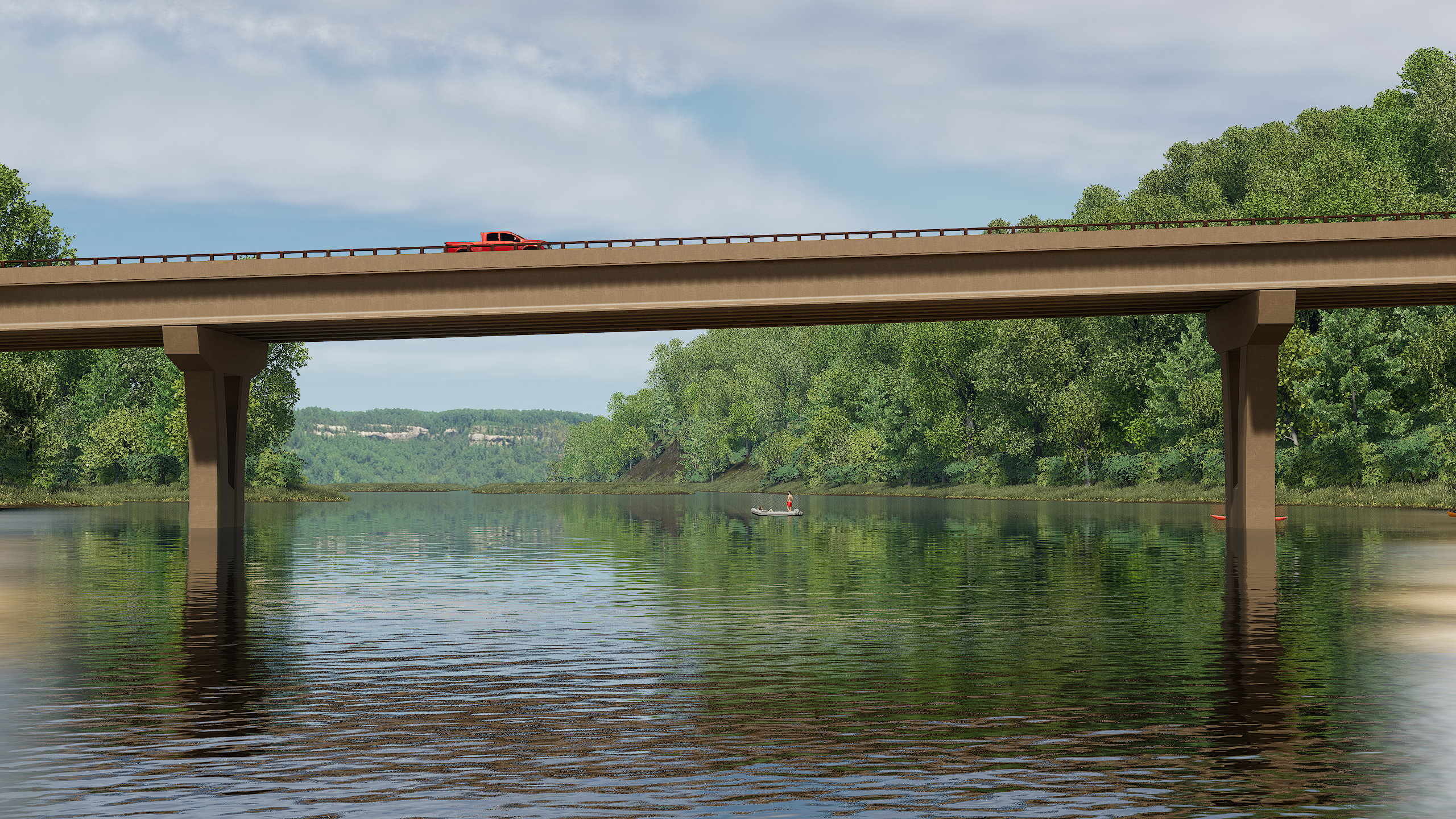 Visualization of the bridge