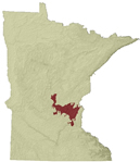 Location of Anoka Sand Plain