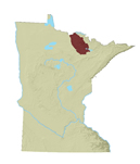 Location of Littlefork-Vermillion Uplands